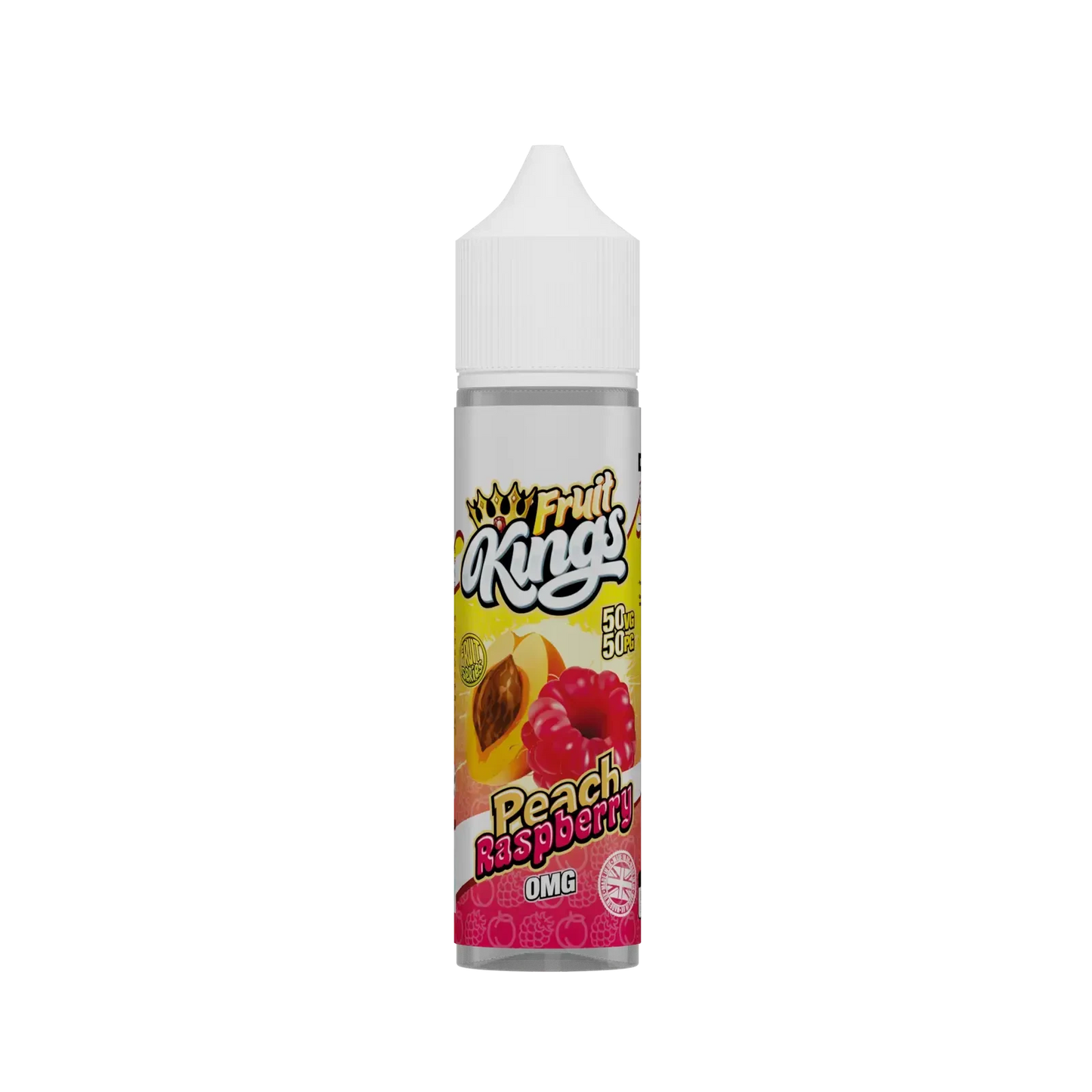 PEACH RASPBERRY SHORTFILL E-LIQUID BY FRUIT KINGS 60ML - Absolute Vape