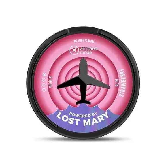 Strawberry Airplane Mode Nicotine Pouches by Lost Mary - Absolute Vape