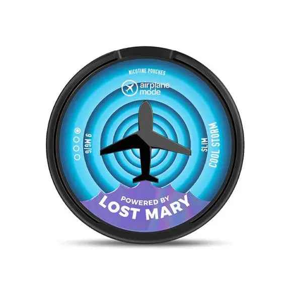 Cool Storm Airplane Mode Nicotine Pouches by Lost Mary - Absolute Vape