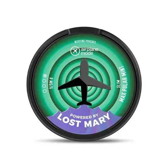 Max Polar Mint Airplane Mode Nicotine Pouches by Lost Mary - Absolute Vape