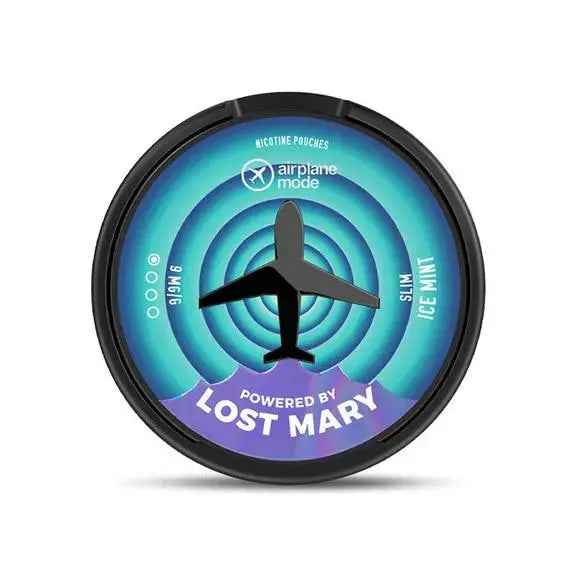 Ice Mint Airplane Mode Nicotine Pouches by Lost Mary - Absolute Vape