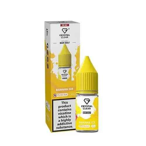 Banana Ice Nic Salt E-Liquid by Crystal Clear Bar Salts 10ml - Absolute Vape