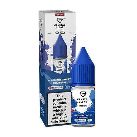 Blueberry Cherry Cranberry Nic Salt E-Liquid by Crystal Clear Bar Salts 10ml - Absolute Vape