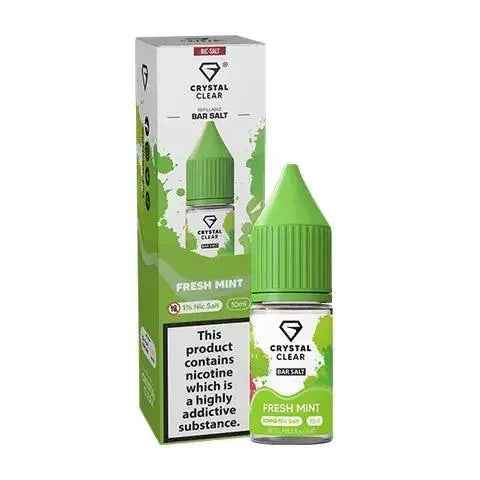 Fresh Mint Nic Salt E-Liquid by Crystal Clear Bar Salts 10ml - Absolute Vape