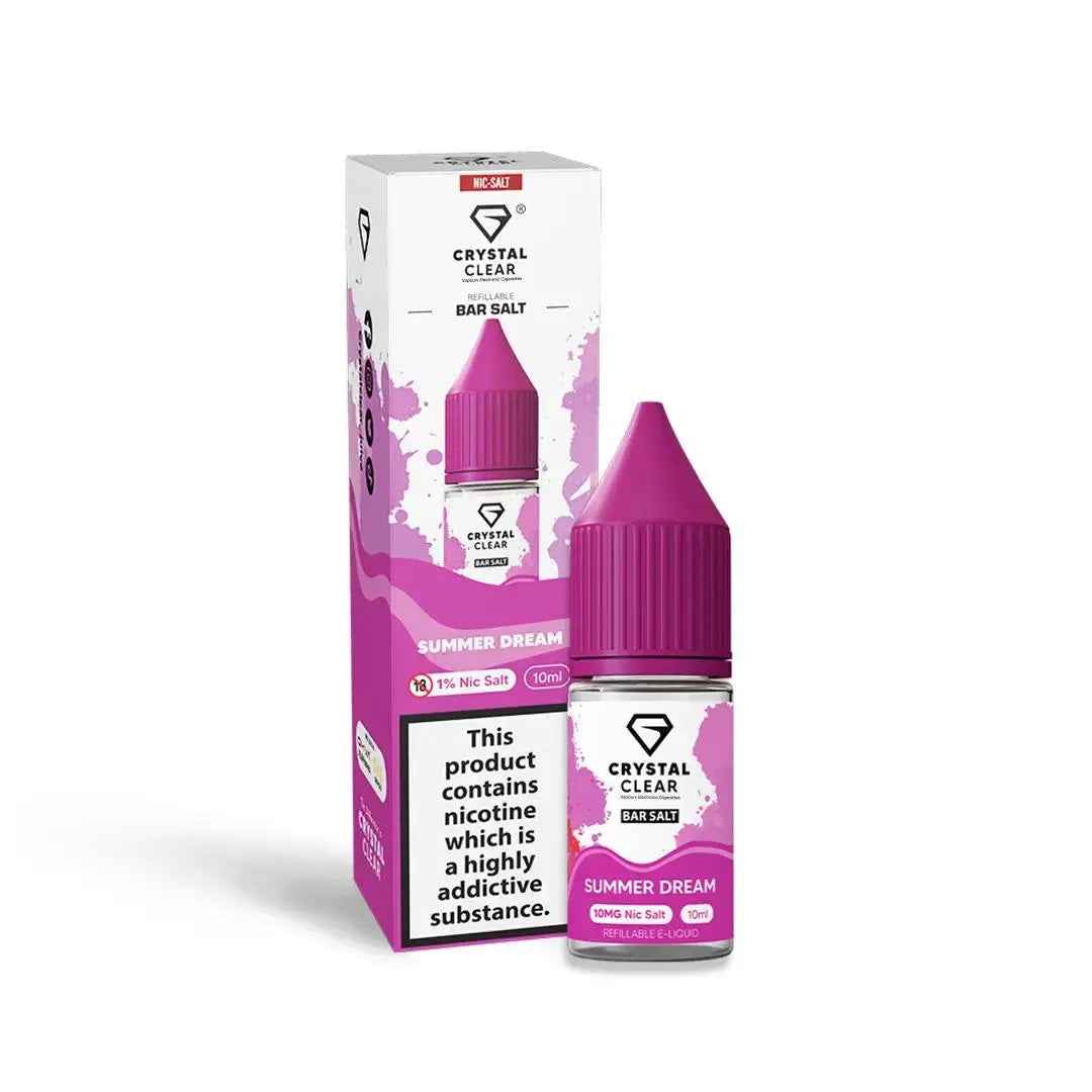 Summer Dream Nic Salt E-Liquid by Crystal Clear Bar Salts 10ml - Absolute Vape