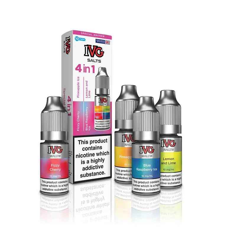 Special Edition 4 in 1 Nic Salt E-Liquid by IVG (4 x 10ml) - Absolute Vape