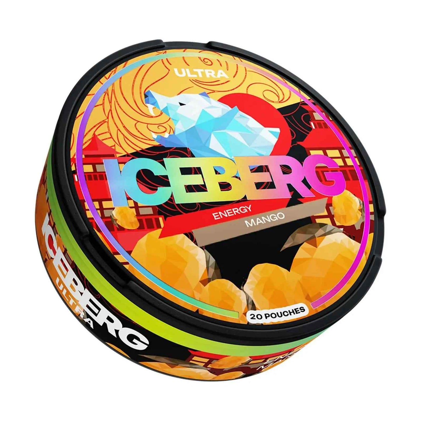 Energy Mango Ultra Nicotine Pouches by Ice Berg 150mg/g - Absolute Vape