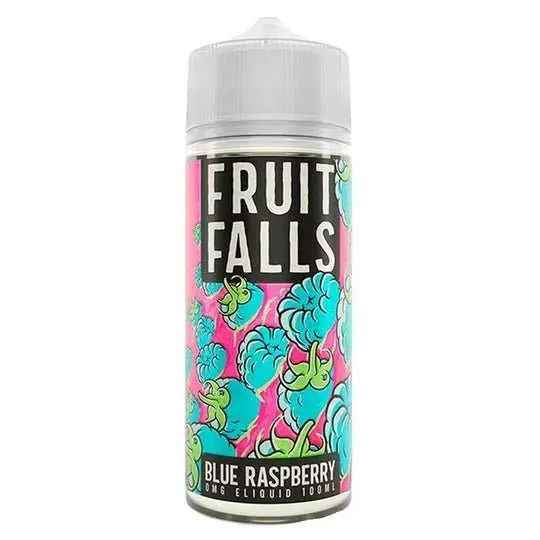 Fruit Falls E Liquid - Blue Raspberry - 100ml - Absolute Vape