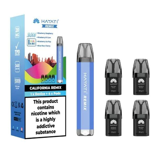 Hayati Remix 2400 Puffs Disposable Pod Kit