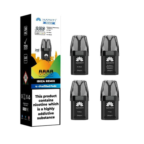 Hayati Remix 2400 Puffs Prefilled Pods