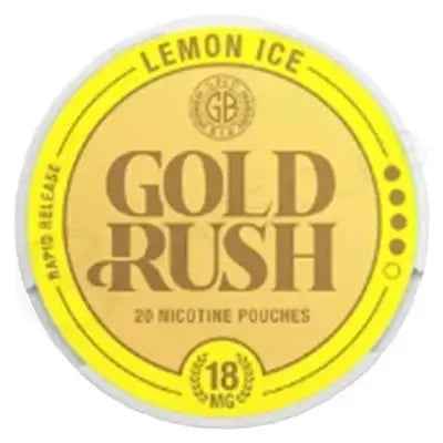 Lemon Ice Nic Gold Rush Nicotine Pouches by Gold Bar - Absolute Vape