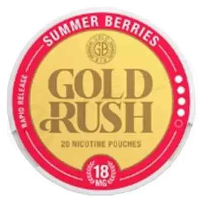 Summer Berries Gold Rush Nicotine Pouches by Gold Bar - Absolute Vape