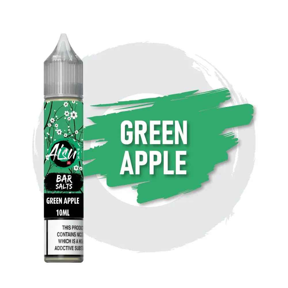 Green Apple Nic Salt E-Liquid by Zap Aisu Bar Salt 10ml - Absolute Vape