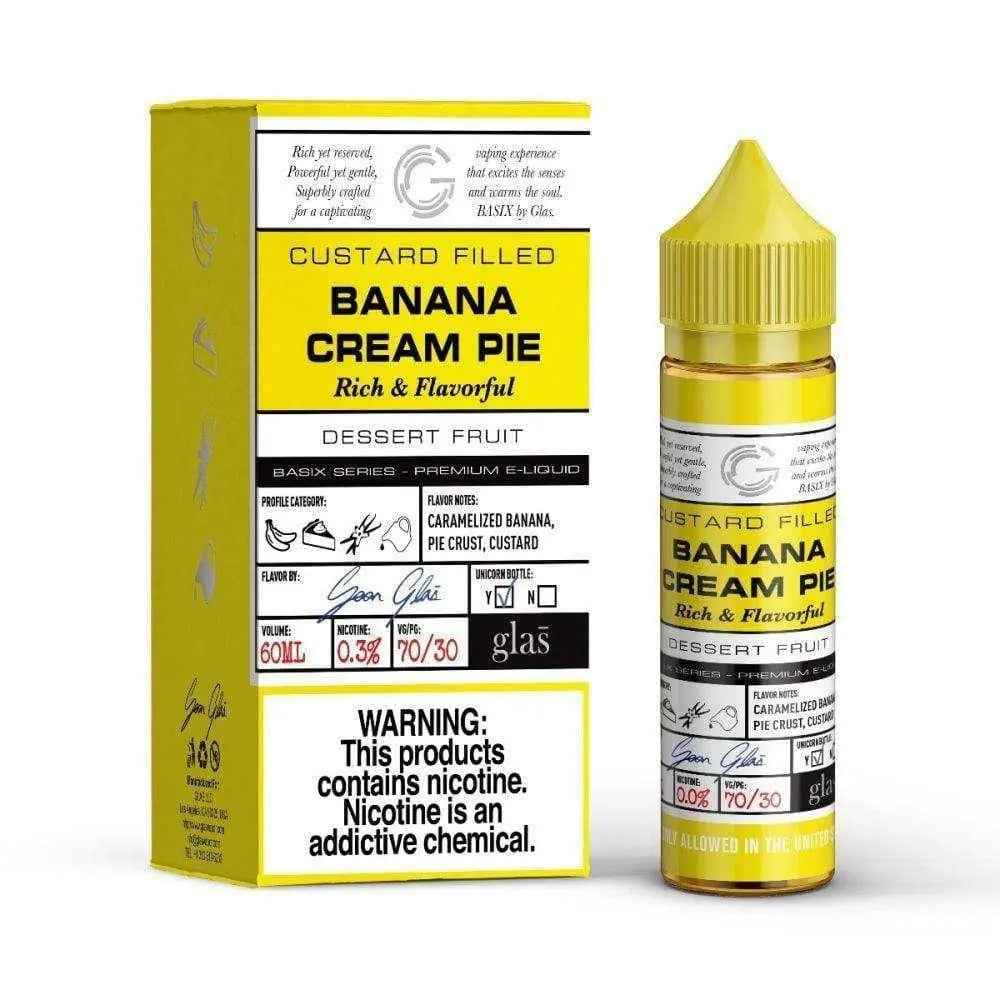 Glas Basix E Liquid - Banana Cream Pie - 50ml - Absolute Vape