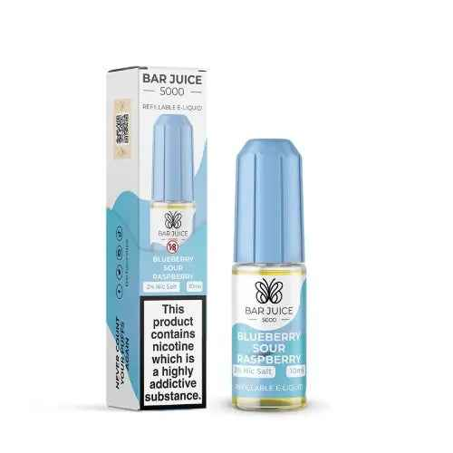 Blueberry Sour Raspberry Nic Salt E-Liquid by Bar Juice 5000 Salts 10ml - Absolute Vape