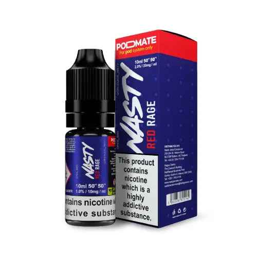 Red Rage Nic Salt E-Liquid by Nasty Podmate 10ml - Absolute Vape