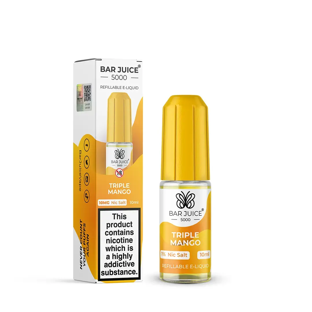 Triple Mango Nic Salt E-Liquid by Bar Juice 5000 Salts 10ml - Absolute Vape