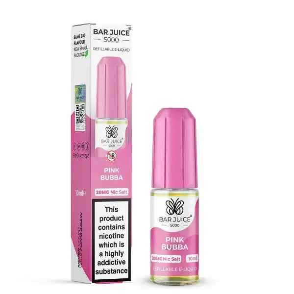 Pink Bubba Nic Salt E-Liquid by Bar Juice 5000 10ml - Absolute Vape