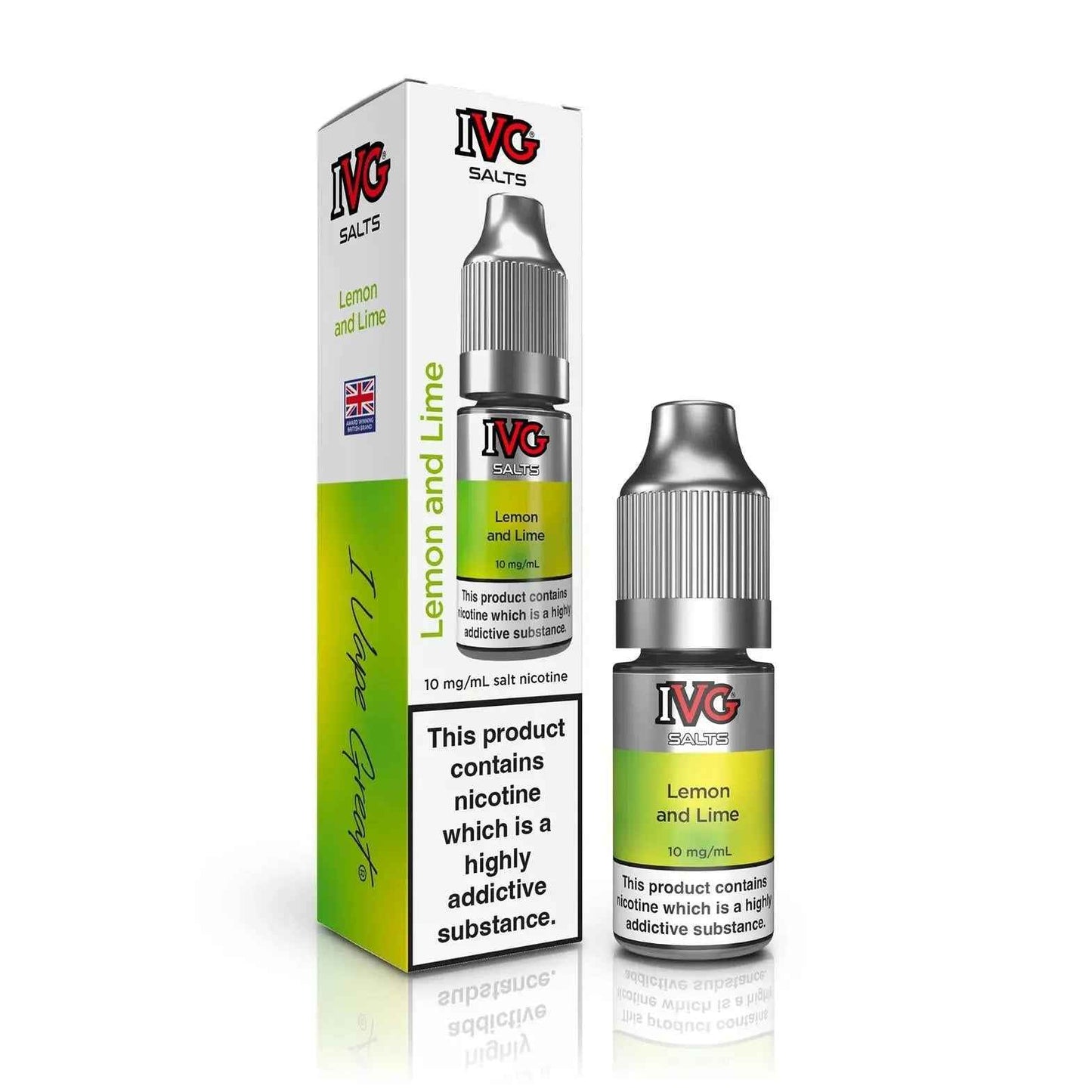 Lemon and Lime Nic Salt E-Liquid by IVG 10ml - Absolute Vape