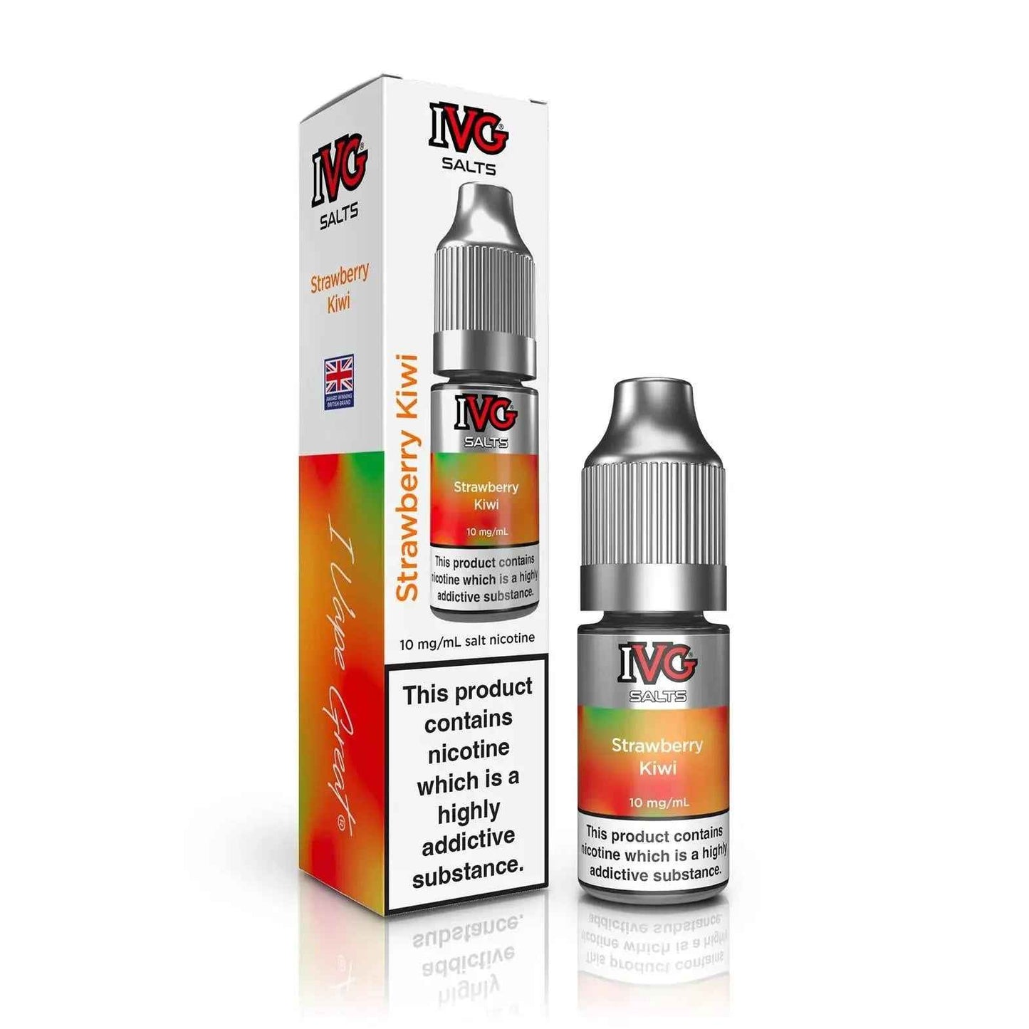 Strawberry Kiwi Nic Salt E-Liquid by IVG 10ml - Absolute Vape