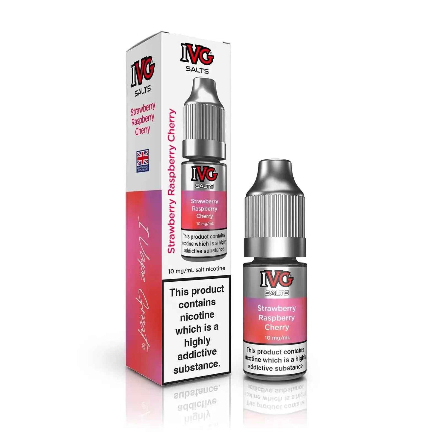 Starwberry Raspberry Cherry Nic Salt E-Liquid by IVG 10ml - Absolute Vape