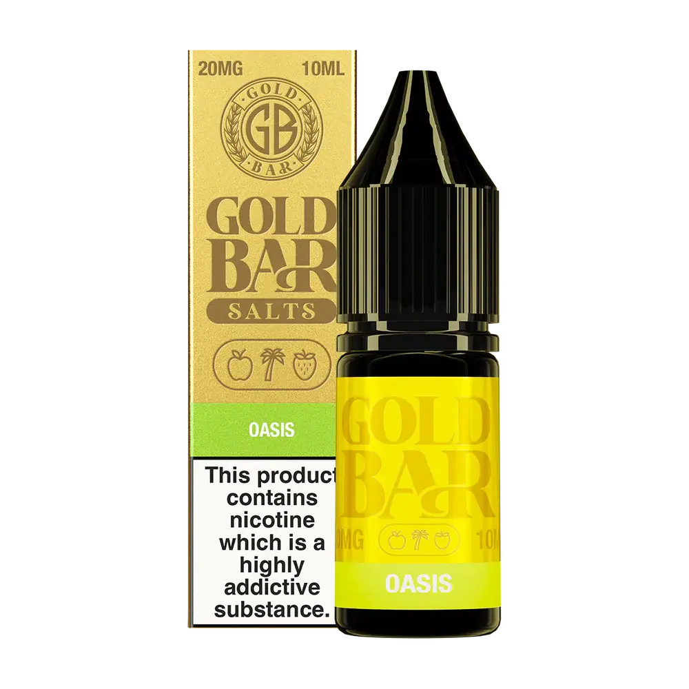Oasis Nic Salt E-Liquid by Gold Bar 10ml - Absolute Vape
