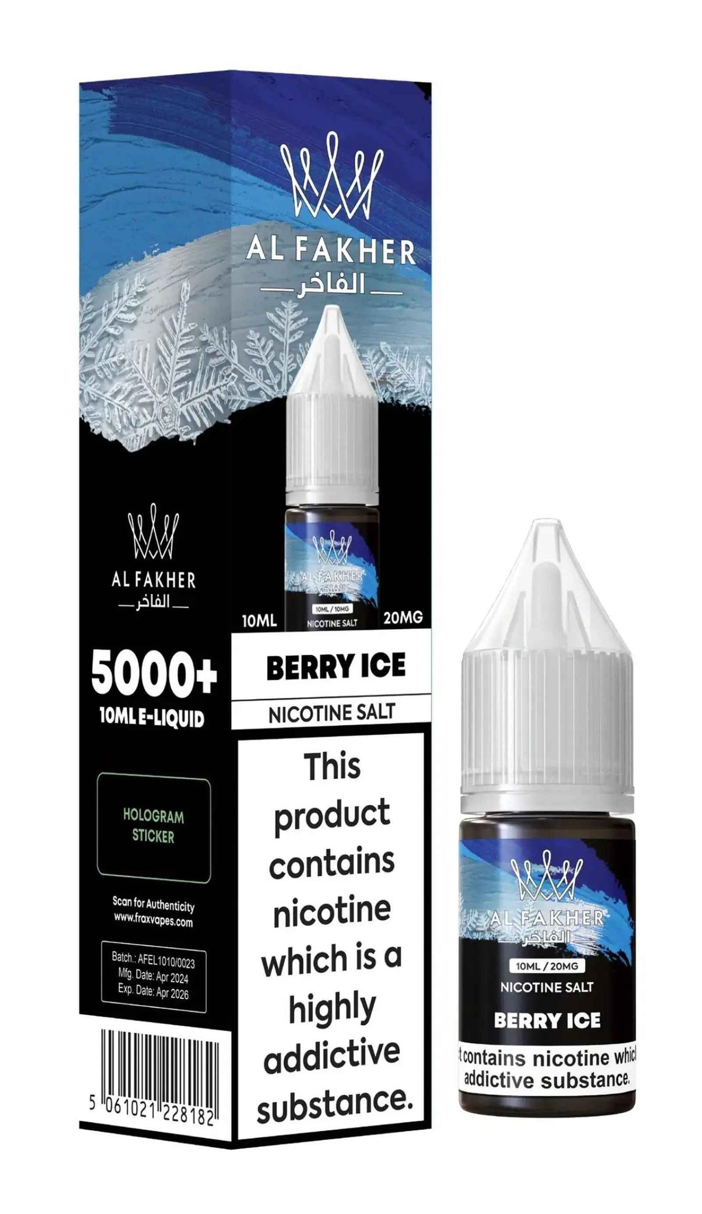 Berry Ice Nic Salt E-Liquid by Al Fakher 10ml - Absolute Vape
