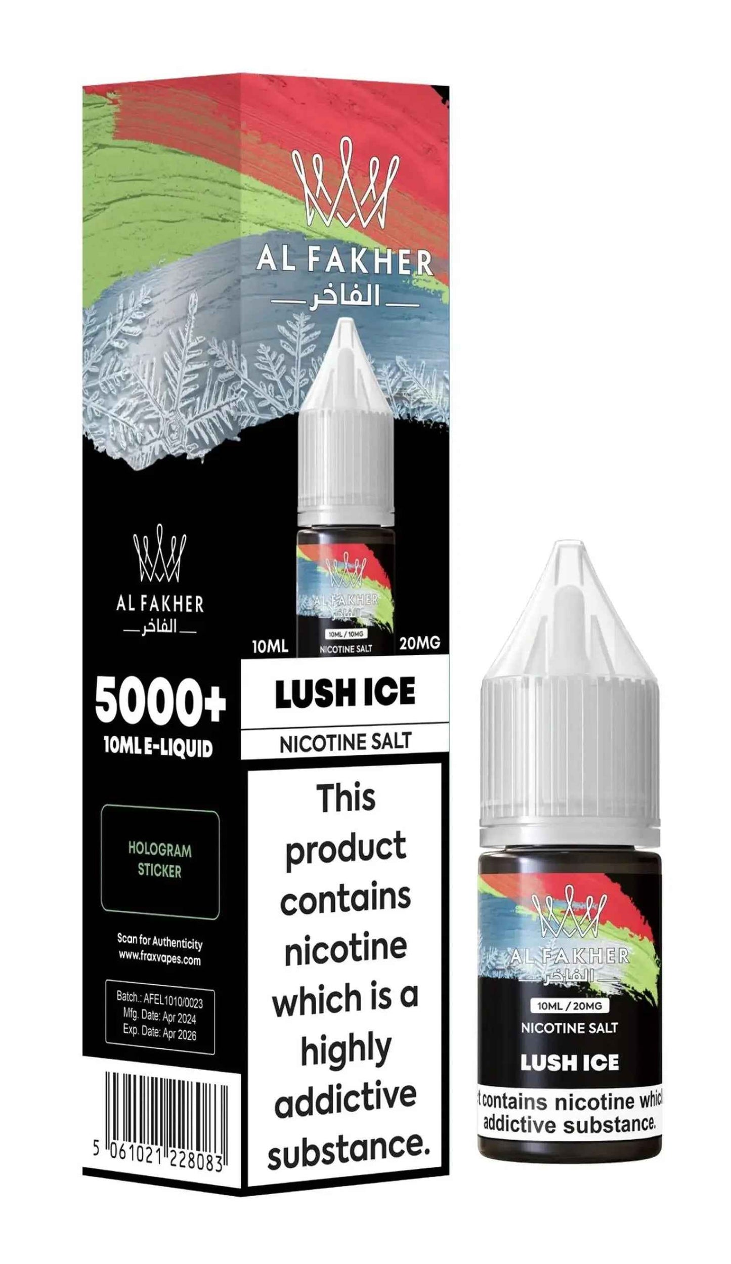 Lush Ice Nic Salt E-Liquid by Al Fakher 10ml - Absolute Vape