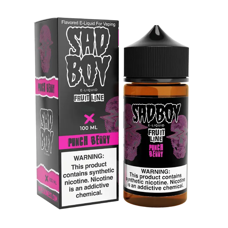 Sadboy E Liquid - Punch Berry - 100ml - Absolute Vape