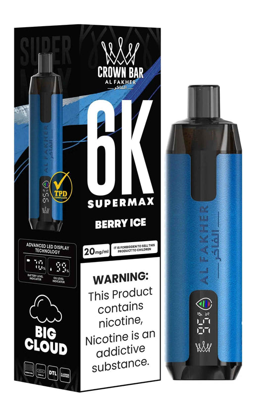 Al Fakher crown bar 6k Supermax - Absolute Vape