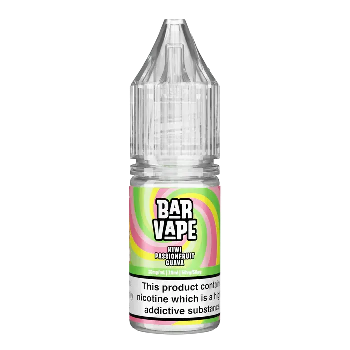 Kiwi Passion Fruit Guava Nic Salt E-Liquid by Bar Vape 10ml - Absolute Vape