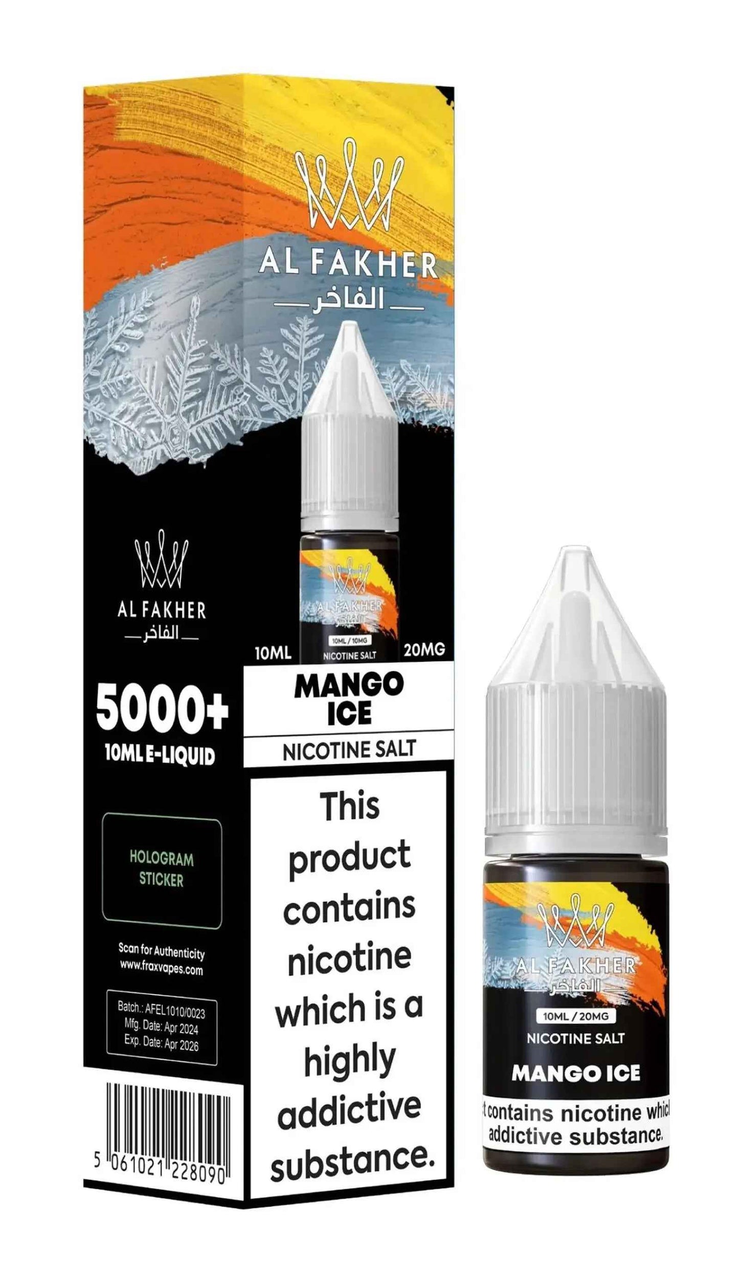 Mango Ice Nic Salt E-Liquid by Al Fakher 10ml - Absolute Vape