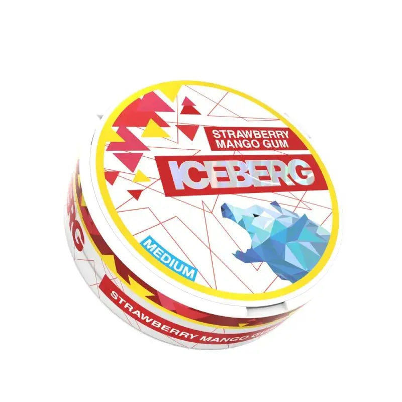 Strawberry Mango Gum Nicotine Pouches Light by Ice Berg 20mg/g - Absolute Vape