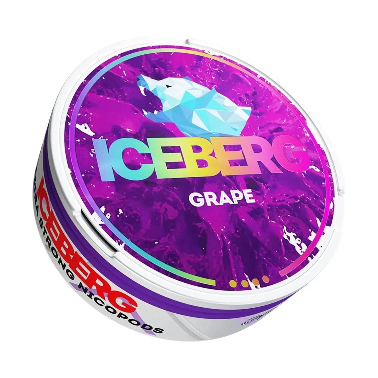 Grape Medium Nicotine Pouches by Ice Berg 75mg/g - Absolute Vape