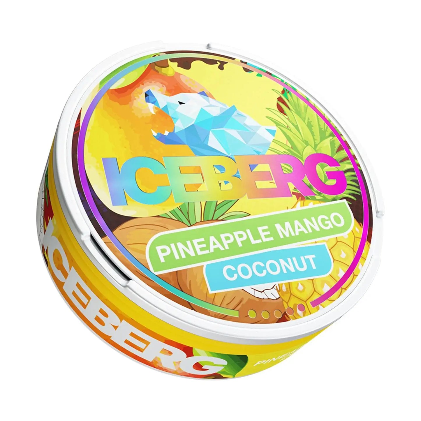 Pineapple Mango Extreme Coconut Nicotine Pouches by Ice Berg 150mg/g - Absolute Vape
