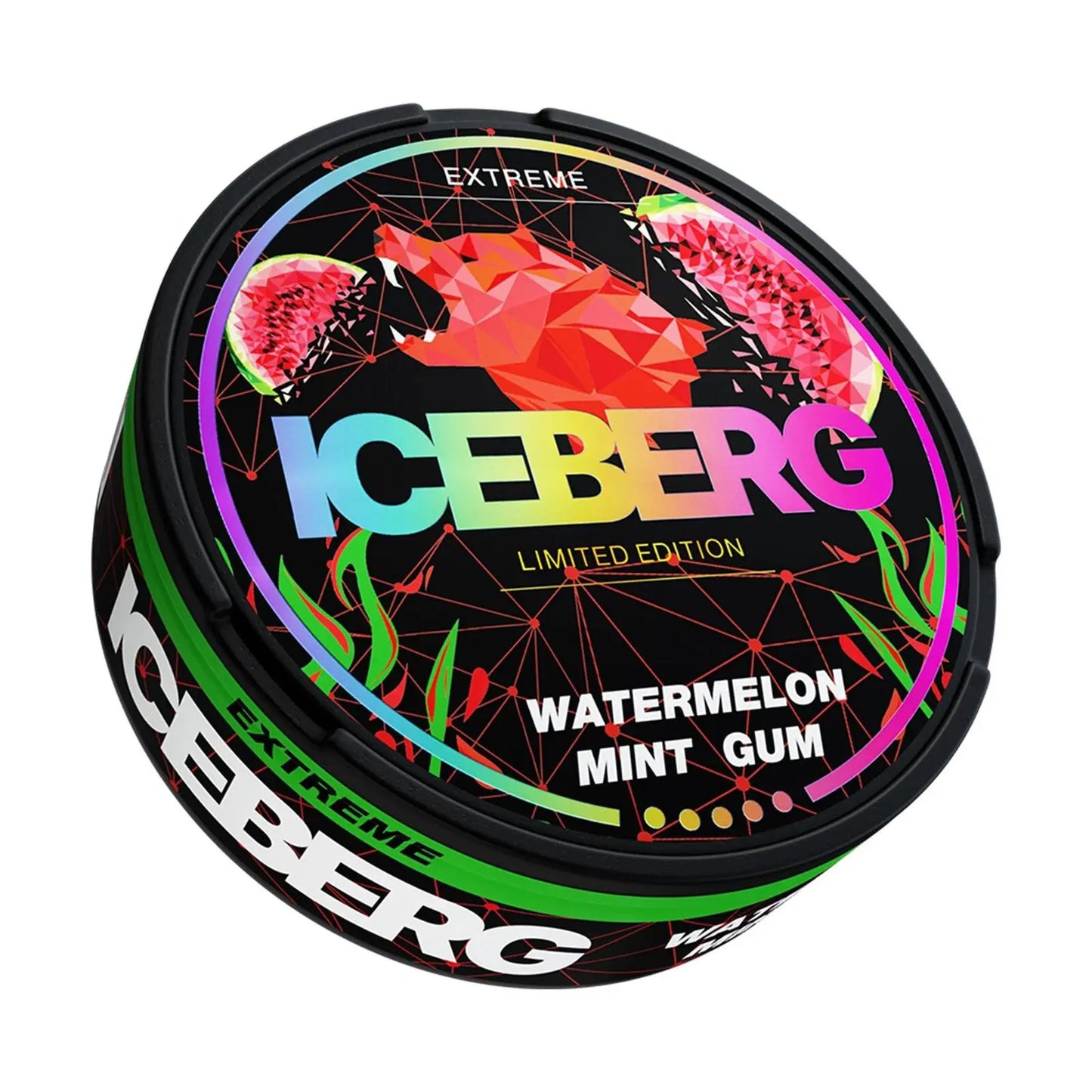 Watermelon Mint Gum Limited Edition Nicotine Pouch by Ice Berg 150mg/g - Absolute Vape