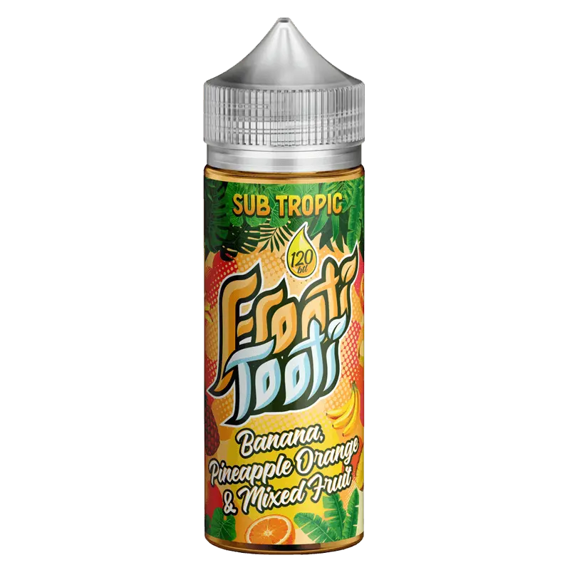 Frooti Tooti By Kingston - Banana Pineapple Orange & Mixed Fruit - 100ml - Absolute Vape