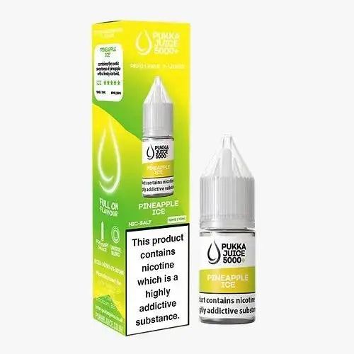 Pineapple Ice Nic Salt E-Liquid by Pukka Juice 5000 10ml - Absolute Vape