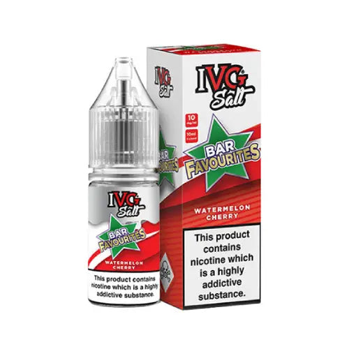 Watermelon Cherry Nic Salt E-Liquid by IVG Bar Salt Favourites - Absolute Vape