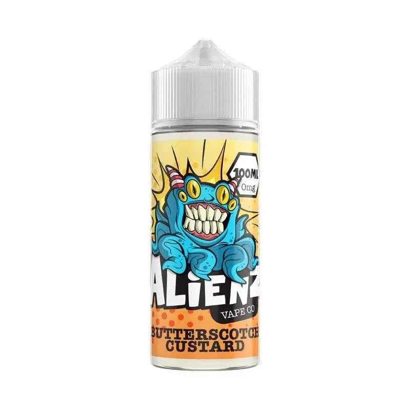 Alienz Vape Co E Liquid - Butterscotch Custard - 100ml - Absolute Vape