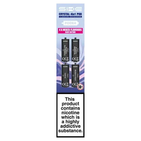 SKE Crystal 2400 4 in 1 Prefilled Pods - Absolute Vape