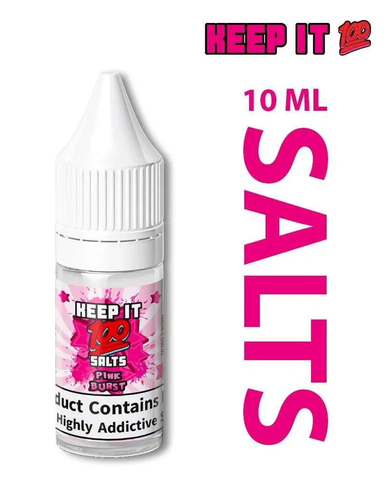 Pink Burst Nic Salt E-liquid by Keep It 100 10ml - Absolute Vape