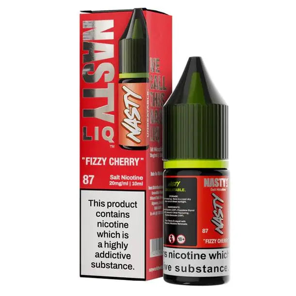 Fizzy Cherry Nic Salt E-Liquid by Nasty Liq Salts 10ml - Absolute Vape