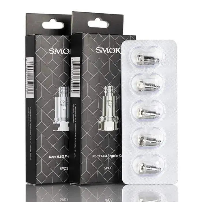 SMOK Nord Replacement Coils - Regular | Ceramic | Mesh | Mesh-MTL - Pack of 5 - Absolute Vape