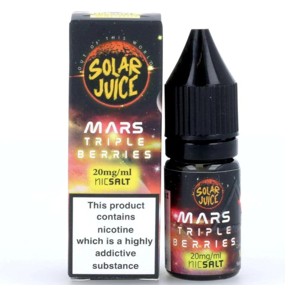 Mars Triple Berries Nic Salt E-Liquid by Solar Juice 10ml - Absolute Vape