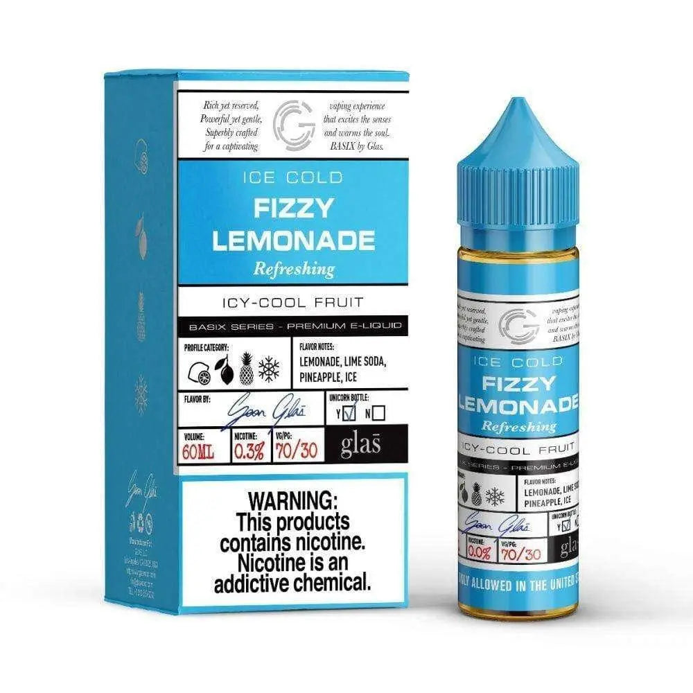 Glas Basix E Liquid - Iced Cold Fizzy Lemonade - 50ml - Absolute Vape