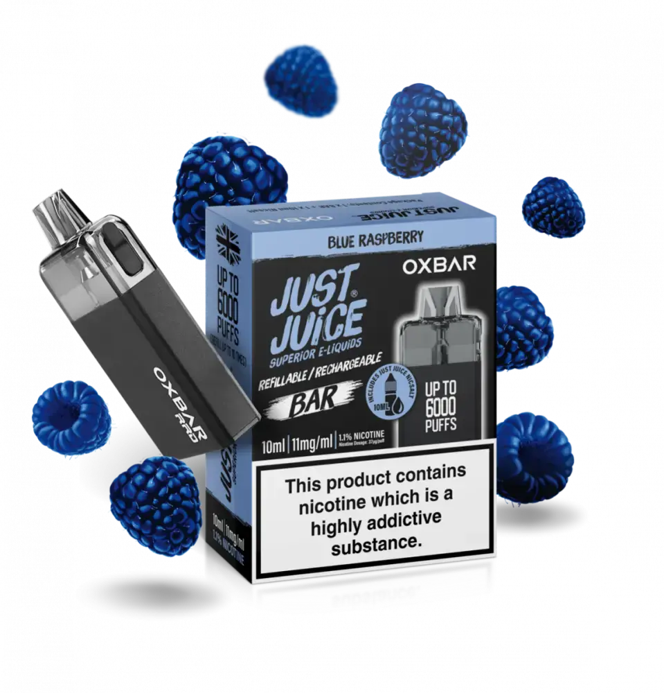 Blue Raspberry-Oxbar RRB Disposable Vape Bar by Just Juice - Absolute Vape