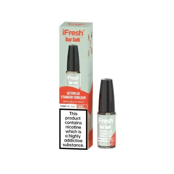 iFreshBarSaltsWatermelonStrawberryBubblegumNicSalt10ml651fe778c76e2