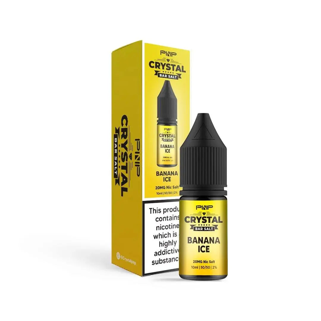 Banana Ice Nic Salt E-liquid by PNP Crystal Bar Nic Salt 10ml - Absolute Vape