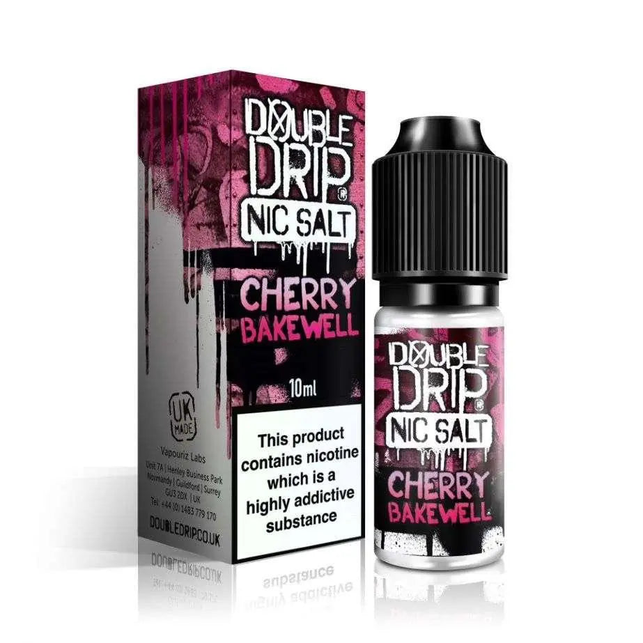 Cherry Bakewell Nic Salt by Double Drip 10ml - Absolute Vape